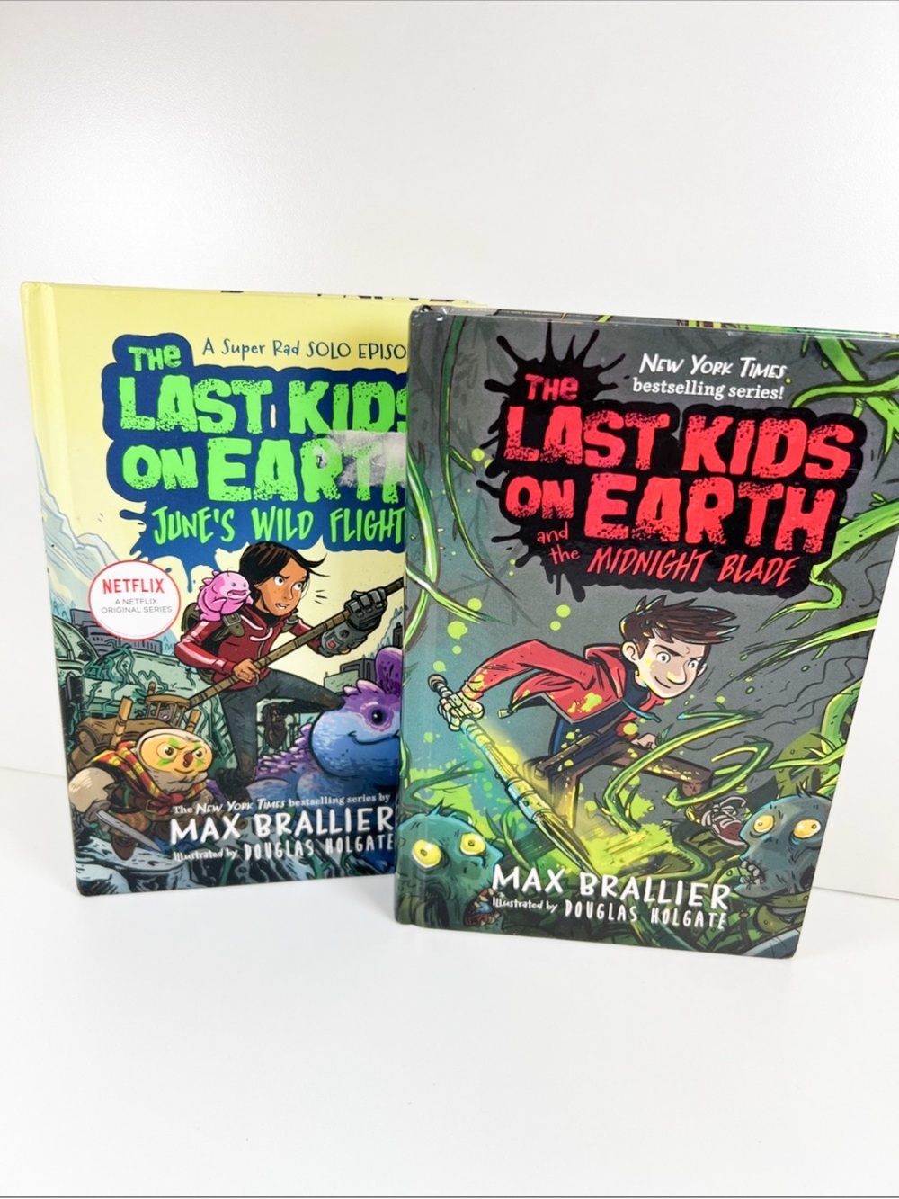 The Last Kids on Earth Hardcover Book Set June’s Wild Flight & Midnight Blade - Picture 1 of 3